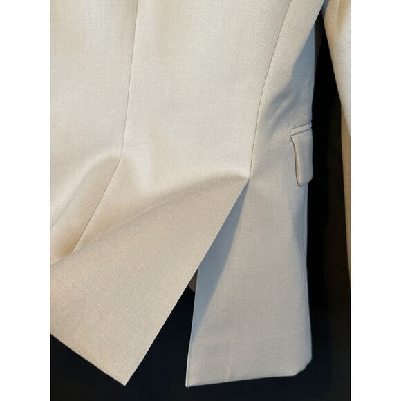 J CREW Womens Wool Blazer made in Japan Gray 3 Button Classic Business Career 4 - Picture 9 of 14